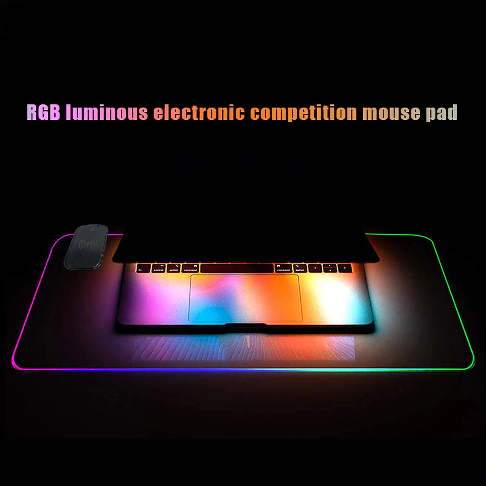 Беспроводной игровой коврик для мыши MRGLZY с зарядным устройством Rgb мощность 15 Вт