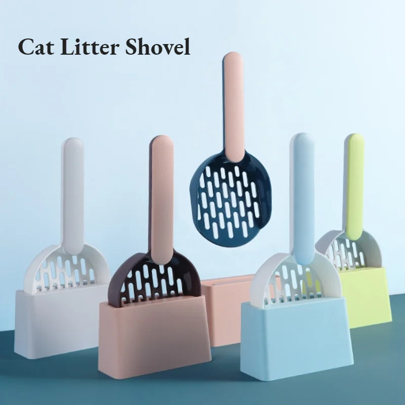 Лопата для кошачьего туалета пластиковый ковш кошек с основанием инструмент