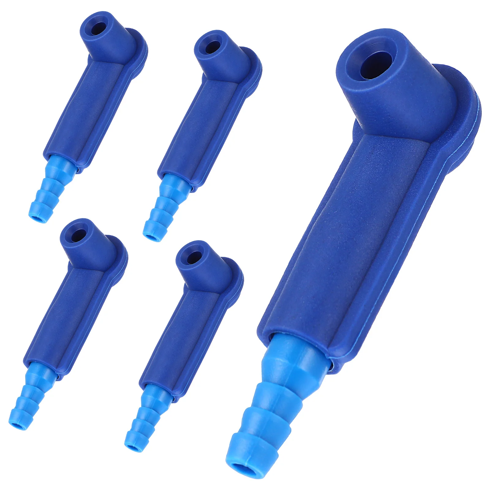 

5 Pcs Suction Pipe Joint Brake Fluid Changer Connector Exchange Adapters Oil Bleeder Air Fittings Accessories Car Deflation