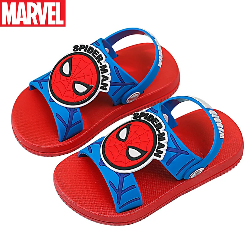 

Disney Mickey Summer Baby Girl Toddler Sandals Boys And Girls Marvel Beach Soft-soled Cartoon Mickey Non-slip Soft-soled Sandals