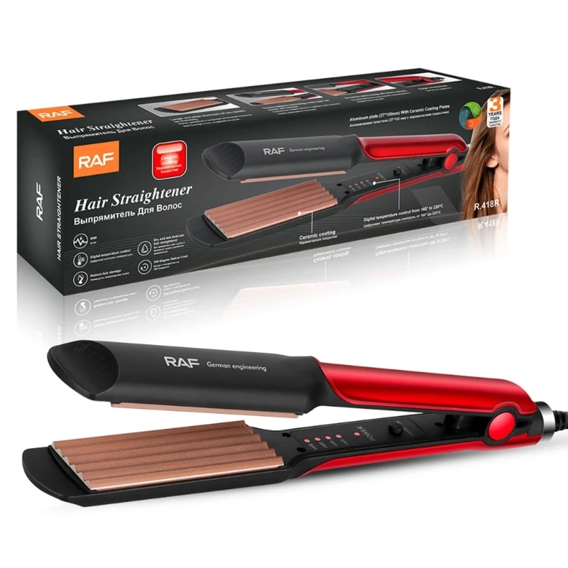 

Европейский выпрямитель для волос Flat Iron Styling Tools Регулируемая температура для волос