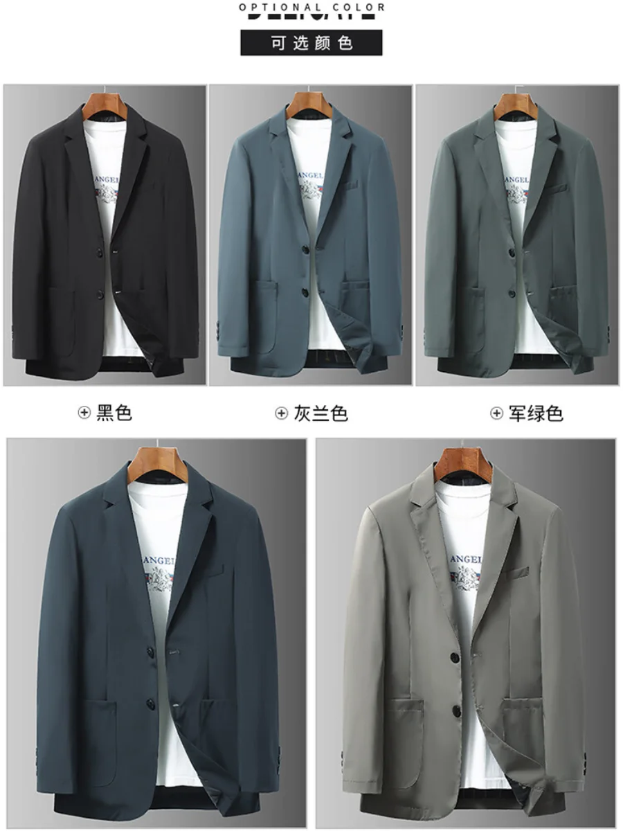 Men's Clothing Quality Suit Winter CoatLightweight Down Jacket Men's New Business Casual Down Suit Winter Thick Warm Coat Men