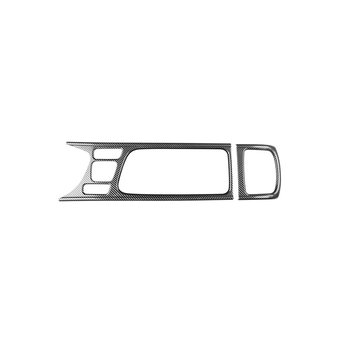 

2Pcs Center Console Panel Water Cup Holder Cover Trim Sticker for Toyota Yaris CROSS 2021 2022 2023 RHD Carbon
