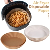 50100pcs 1620cm air fryer disposable paper liner mat oil proof non stick mat microwave oven parchment paper kitchen cookers