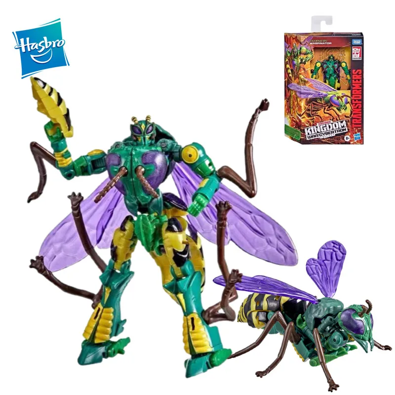 

Оригинал Hasbro 14 см, робот-трансформер, чудовище, войны, Predacon Waspinator, фигурки героев, детские подарки для мальчиков, удивлен