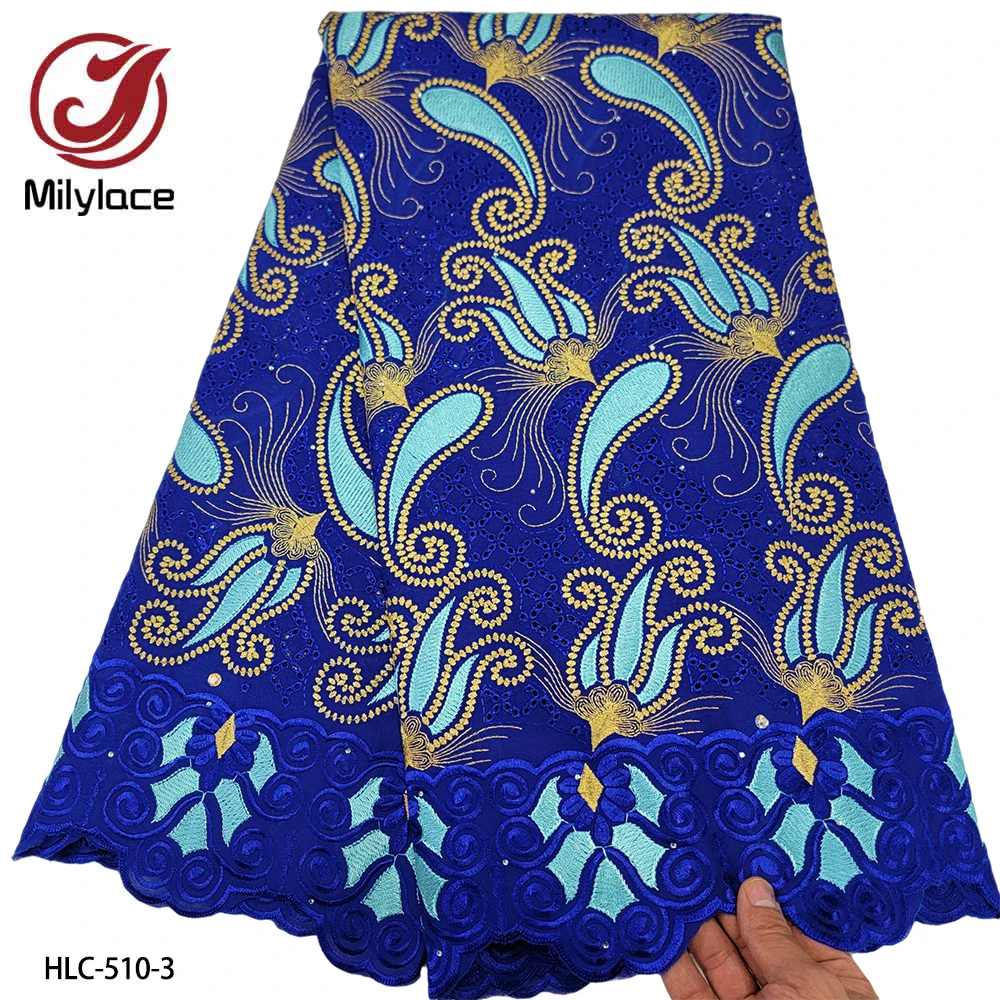 

High Quality Hot Sale African Lace Fabric 2022 Embroidered Rhinestones Nigeria French Fabric with For Wedding Dress HLC-510