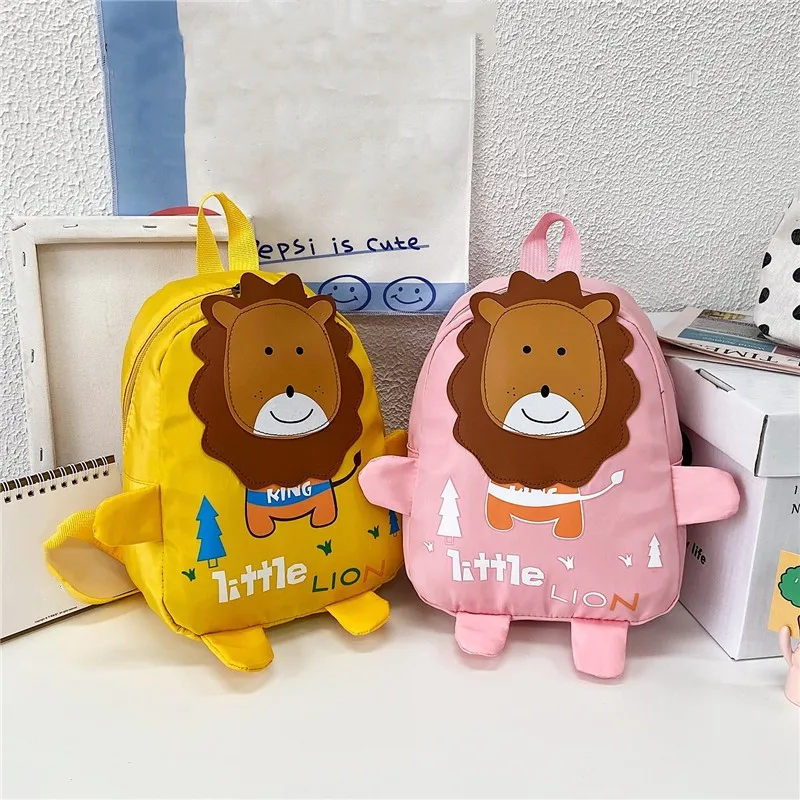 

Cartoon Kids Backpacks Mini Kindergarten Schoolbag Cute Lion Backpack Children School Bags Girls Boys Student Bookbag Backpack