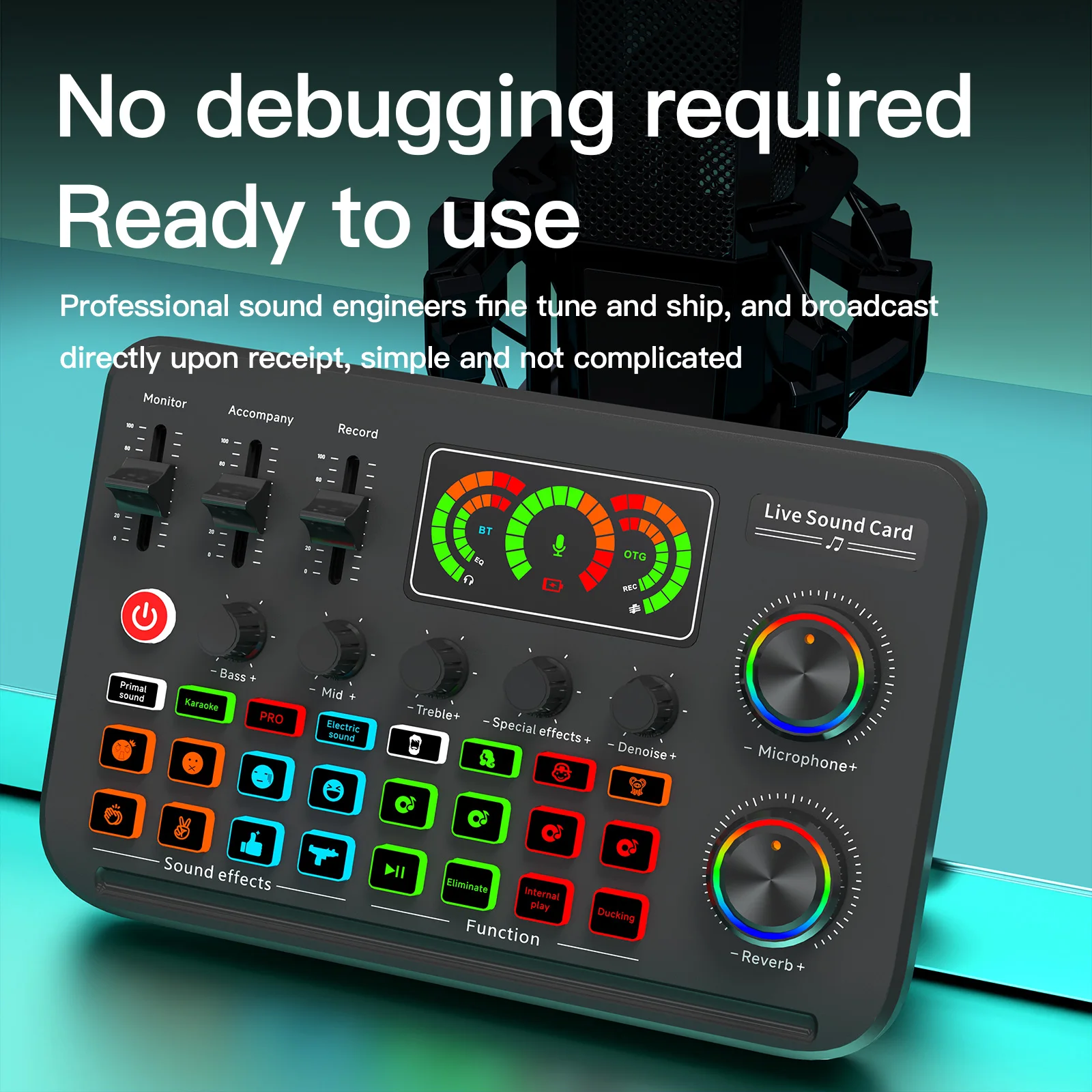 BB F996 Живая звуковая карта для ПК телефона прямая трансляция подкастинг студийная