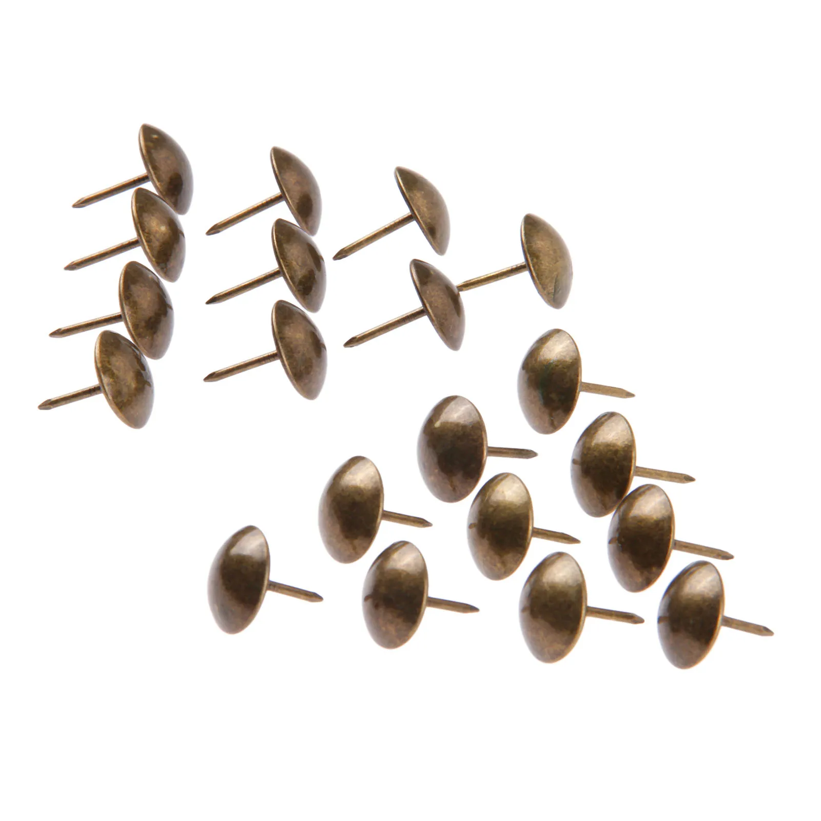 

20pcs Antique Bronze Upholstery Nails Tacks 16*20mm Furniture Nails Pins for Furniture Sofa Headboards