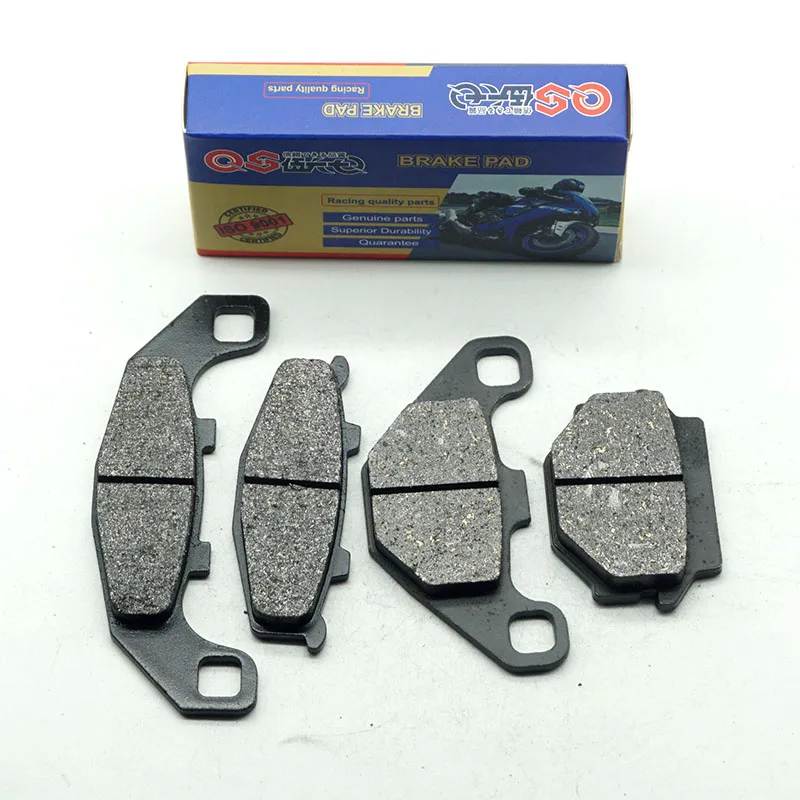 Фото Передние и задние тормозные колодки мотоцикла для KAWASAKI EX400 EX-4 1994-1995 GPZ400S 1986-1989 EX500S 1994-1998 KL650 Tengai 1989-1992 №1
