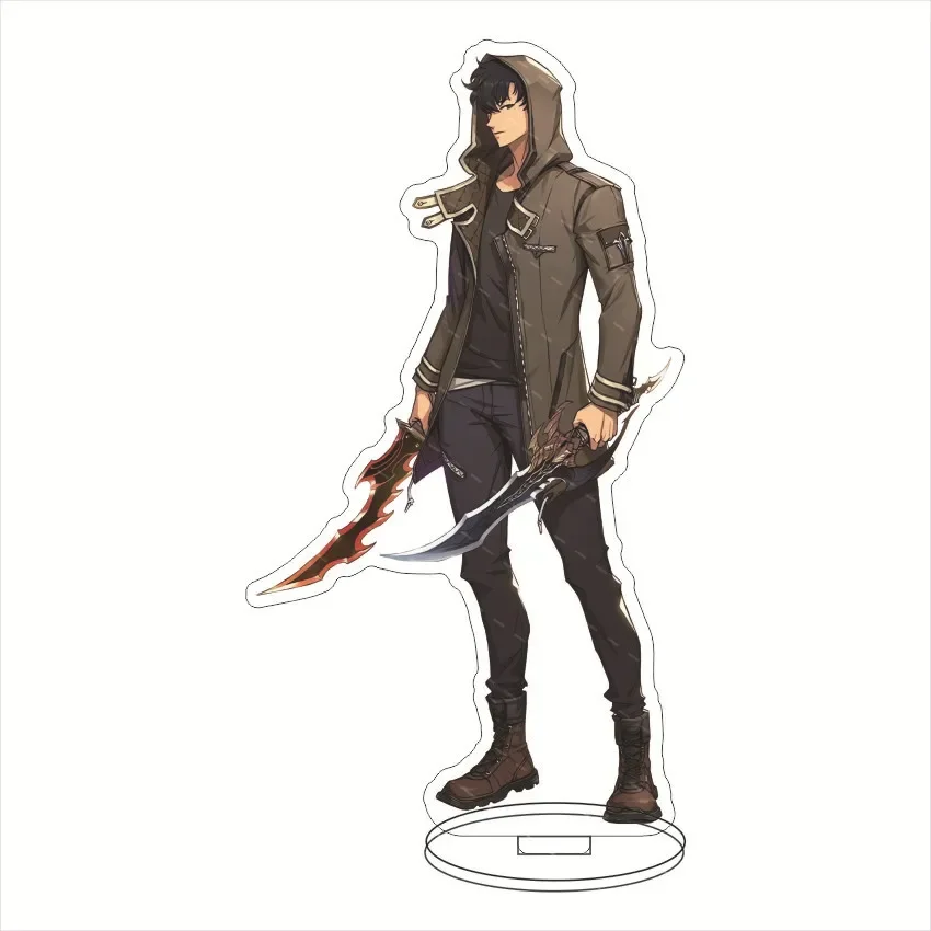 I Upgraded Myself Аниме Акриловая фигурка Стенд Sung Jin Woo Ah Yoo Ho Экшн-стол Модель Дисплей