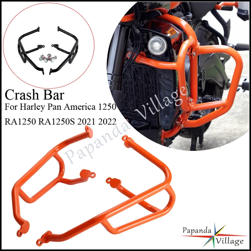 

Стальная защита двигателя мотоцикла, защита Бампера, полоса защиты от падения для Harley Pan America 1250 RA1250 RA1250S 2021 2022