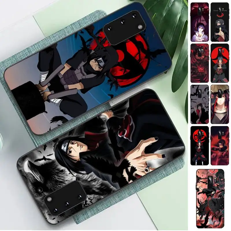 

BANDAI Anime Uzumaki Naruto Red Uchiha Sasuke Phone Case for Samsung S10 21 20 9 8 plus lite S20 UlTRA 7edge