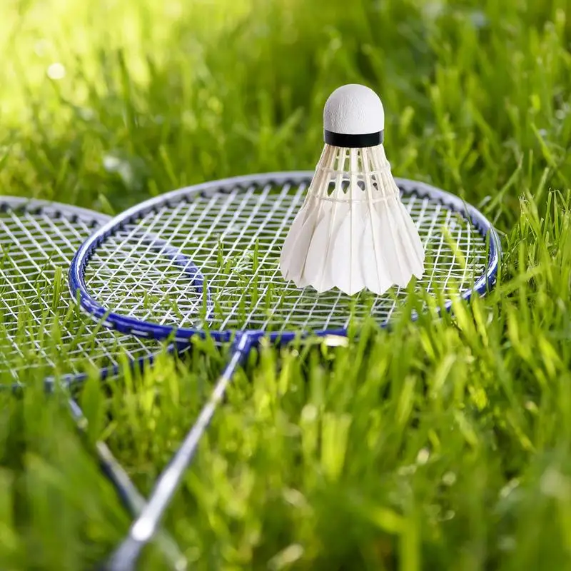 Воланы для бадминтона с утиными перьями 3 шт. перьевые воланы стабильные