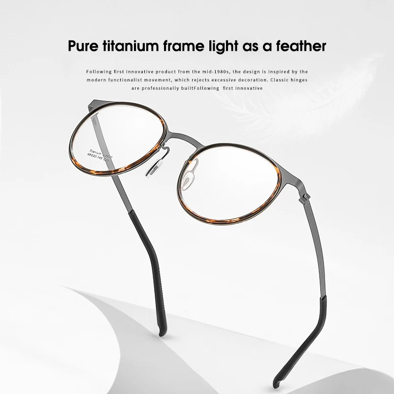 Lindberg брендовая репродукция безвинтовых титановых очков зеркальная оправа