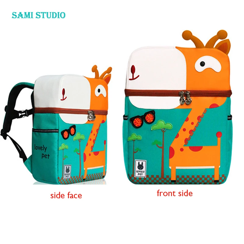 Children Cute 3D Cartoon Dinosaur Anti-lost Kindergarten Orthopedic Bag Unicorn School Backpacks Girl boy Backpack Mochila Anime