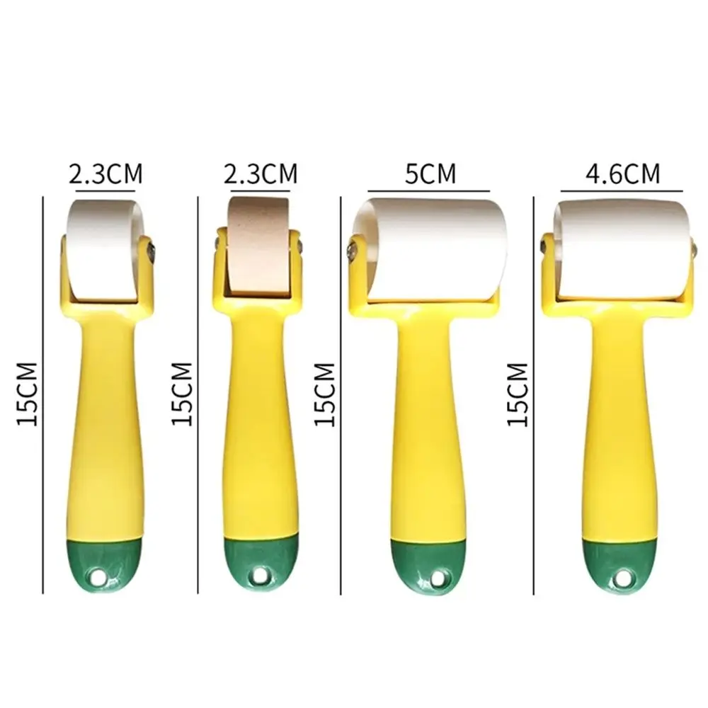 

Wallpaper Ink Convenient Print Roller Roll Easy To Grip Handle Wallpaper Roller Press Quilting Tool