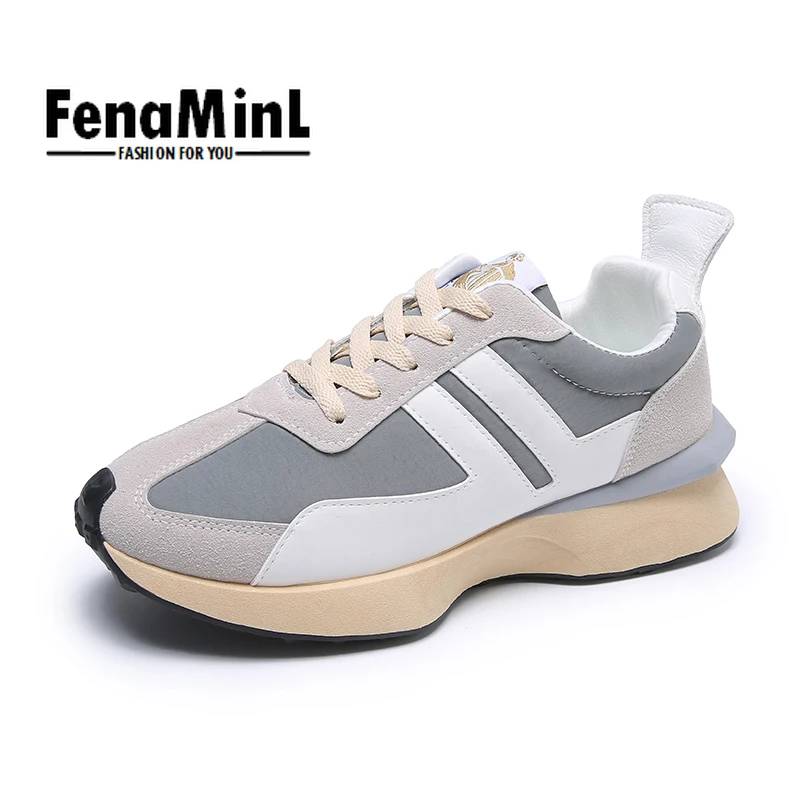

Women New Fashion Versatile Shoes Comfortable Platform Luxury Design Casual Shoes Breathable Sneakers Lady PU Shoe Free Shipping