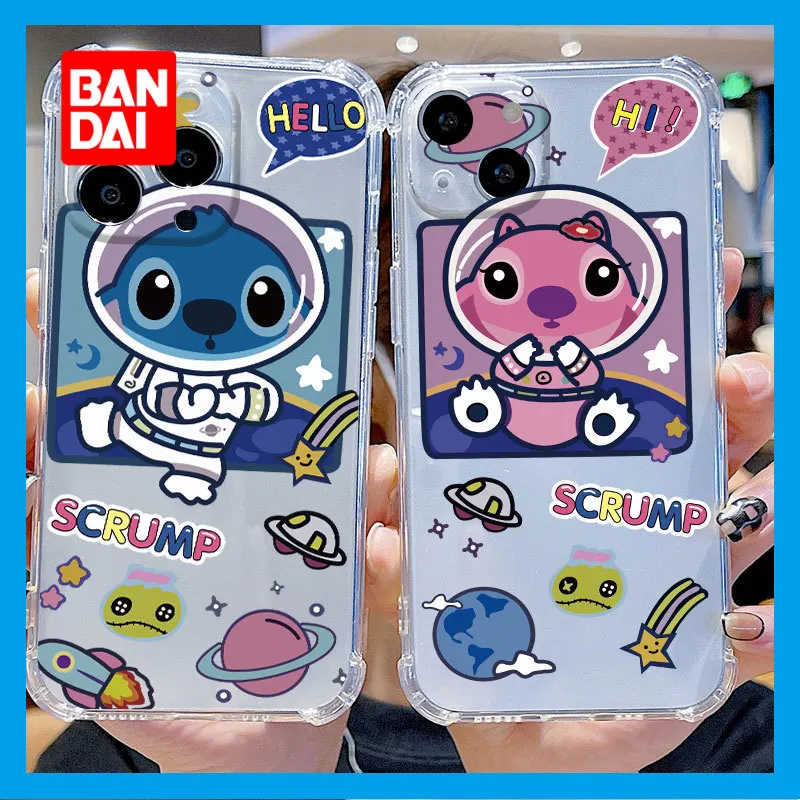 

Bandai Disney Cartoon Case for IPhone 13Pro 12 12Pro 11 Pro X XS Max XR 7 8 Plus Couple Phone Back Covers Kawaii Soft TPU Fundas