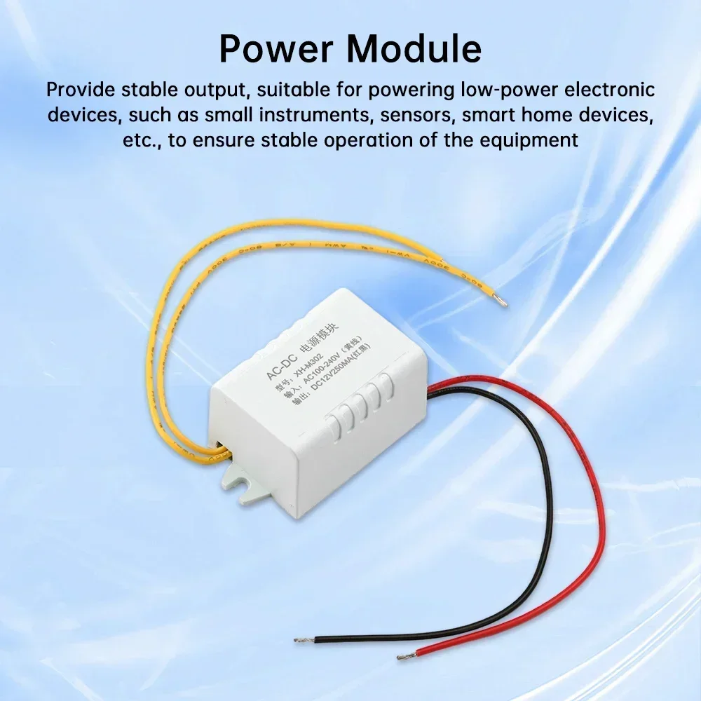 Выход переменного тока 110-220 В в постоянный ток 12 AC-DC адаптер модуля питания 250 мА