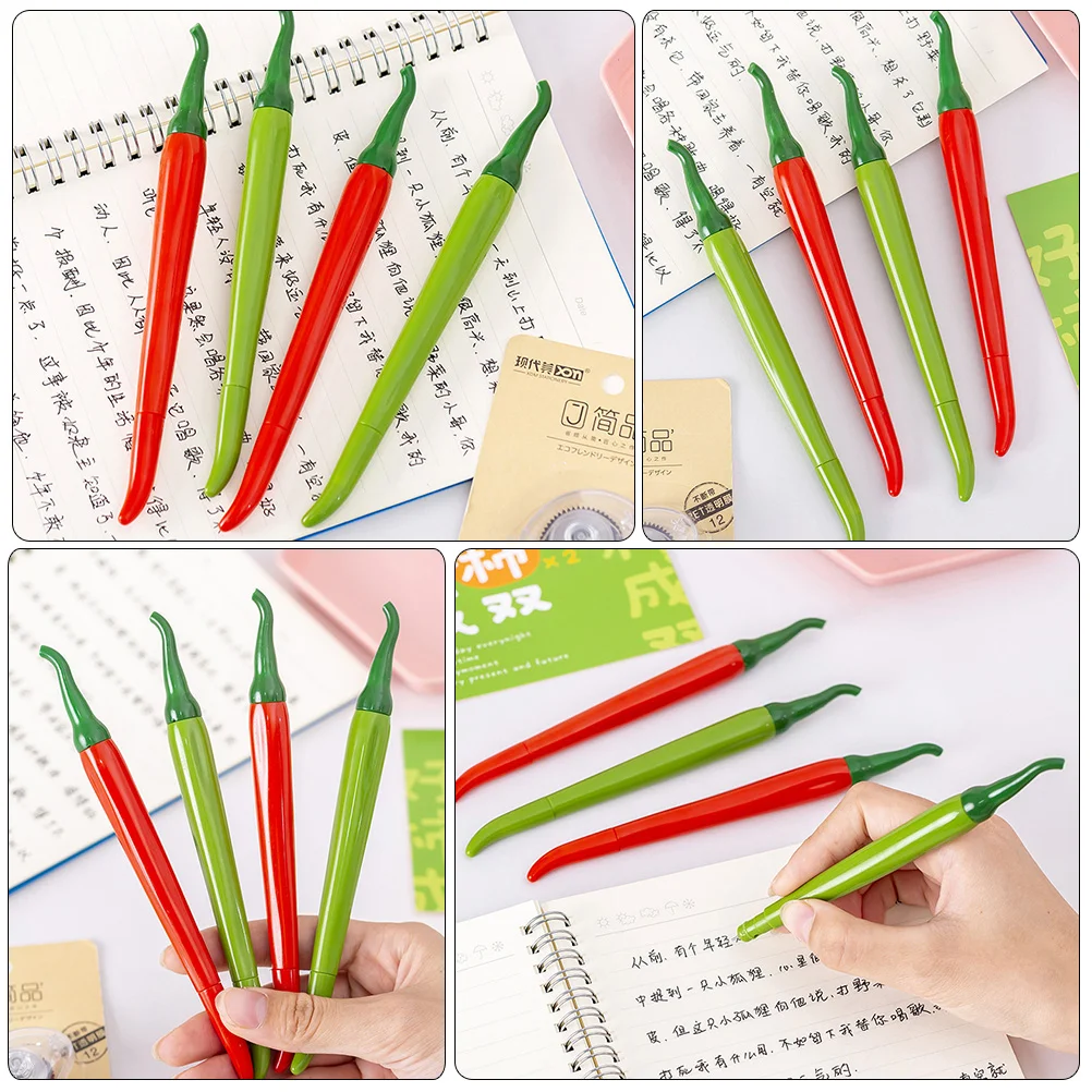 12 шт. гелевая ручка ручки с перцем чили мультяшные чернила сувениры для вечеринки