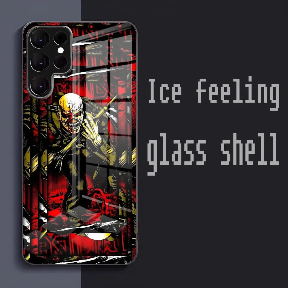 Чехол для телефона Megadeth Samsung S24 S23 S22 S21 S20 Plus Ultra Note20 стеклянный чехол -класс