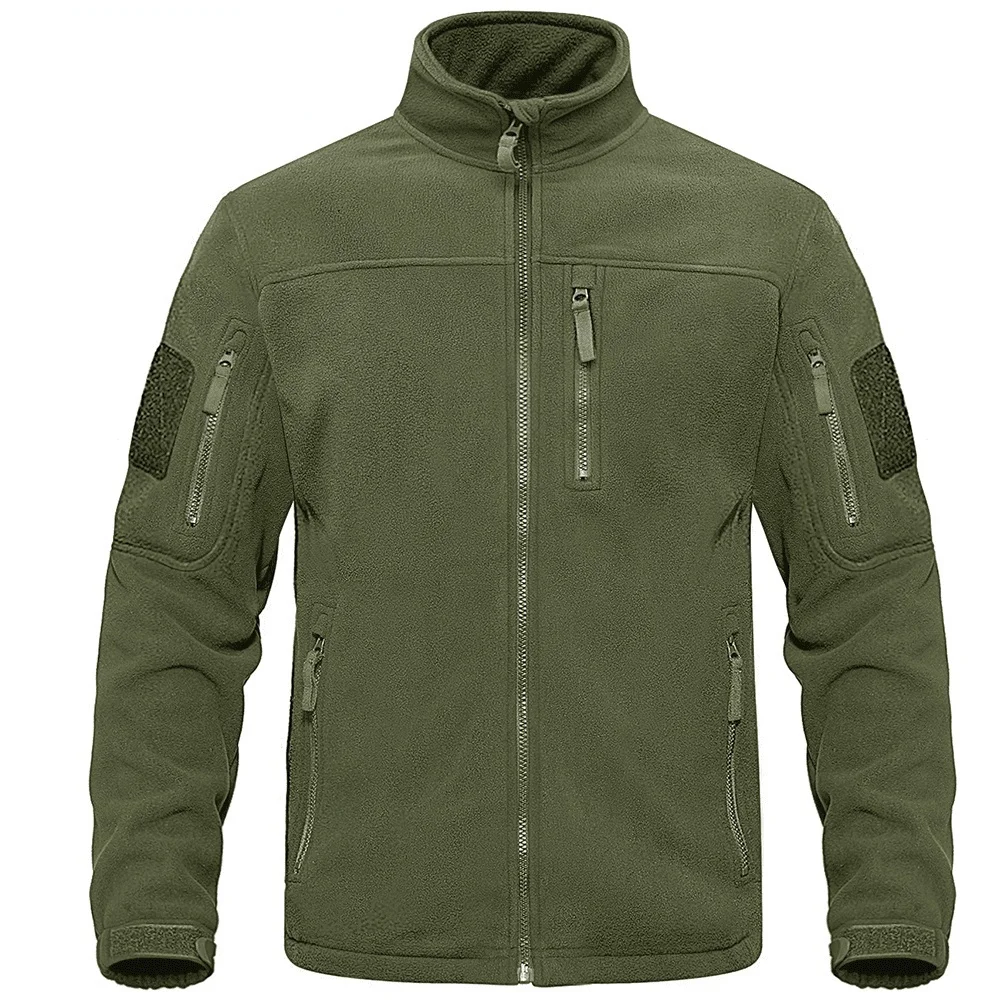 

Tacvasen – Full Zip Military Polar Jacket, Po lice Warm Work Clothes, Outdoor Clothing, Hunting Style, Windbreaker