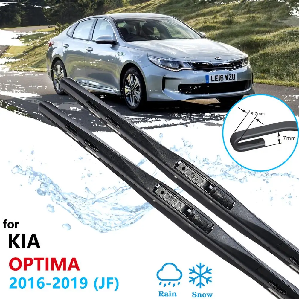 

Car Wiper Blades for KIA Optima JF 2016 2017 2018 2019 K5 Front Windscreen Windshield Window Brushes Car Accessories Stickers