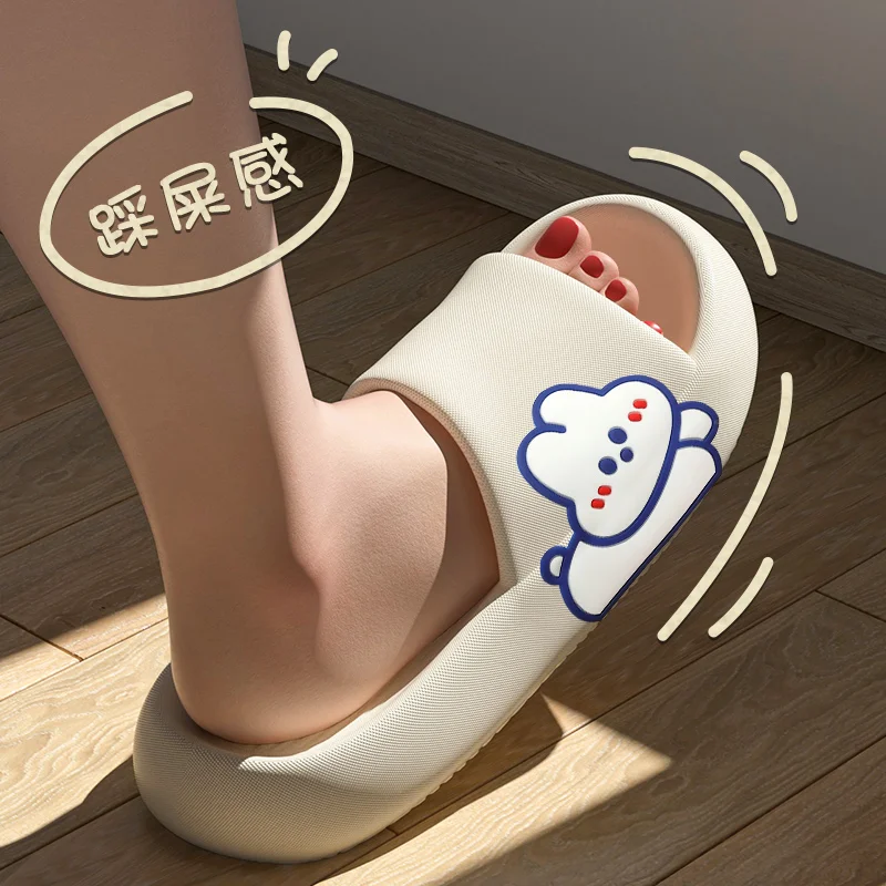 

Luxury Brand EVA Slides Women Bathroom Shoes Thick Sole Sandals Beach Slipper Indoor Shoes Non-slip Shower Men Slipper For Women