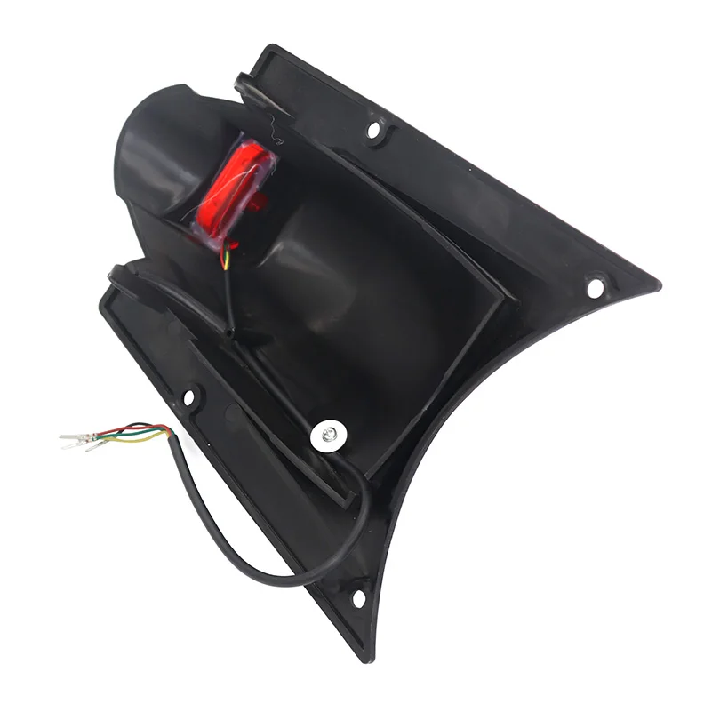 

for Electric Scooter Rear Mudguard with Taillight Scooter Splash-proof Mud Guard Fender with Red Tail Lamp Scooter Accessories