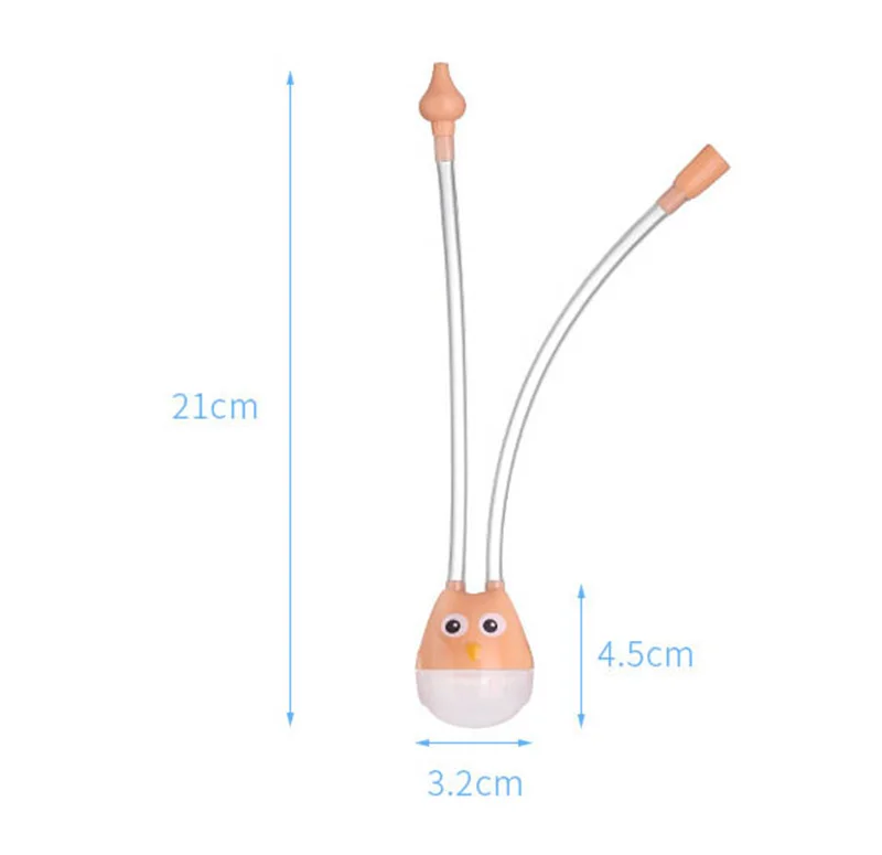 Newborn Baby Nasal Aspirator Mouth Suction Type Nasal Absorption Cleaner Children Cleaning Sucker Safety Nose Cleaner images - 2