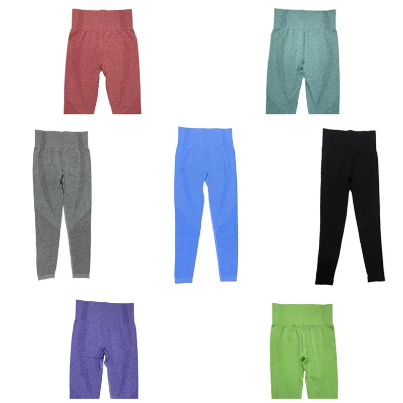

Women's quick drying slim fit Yoga Pants high waist seamless Leggings push ups women's fitness running Yoga Pants elastic pants