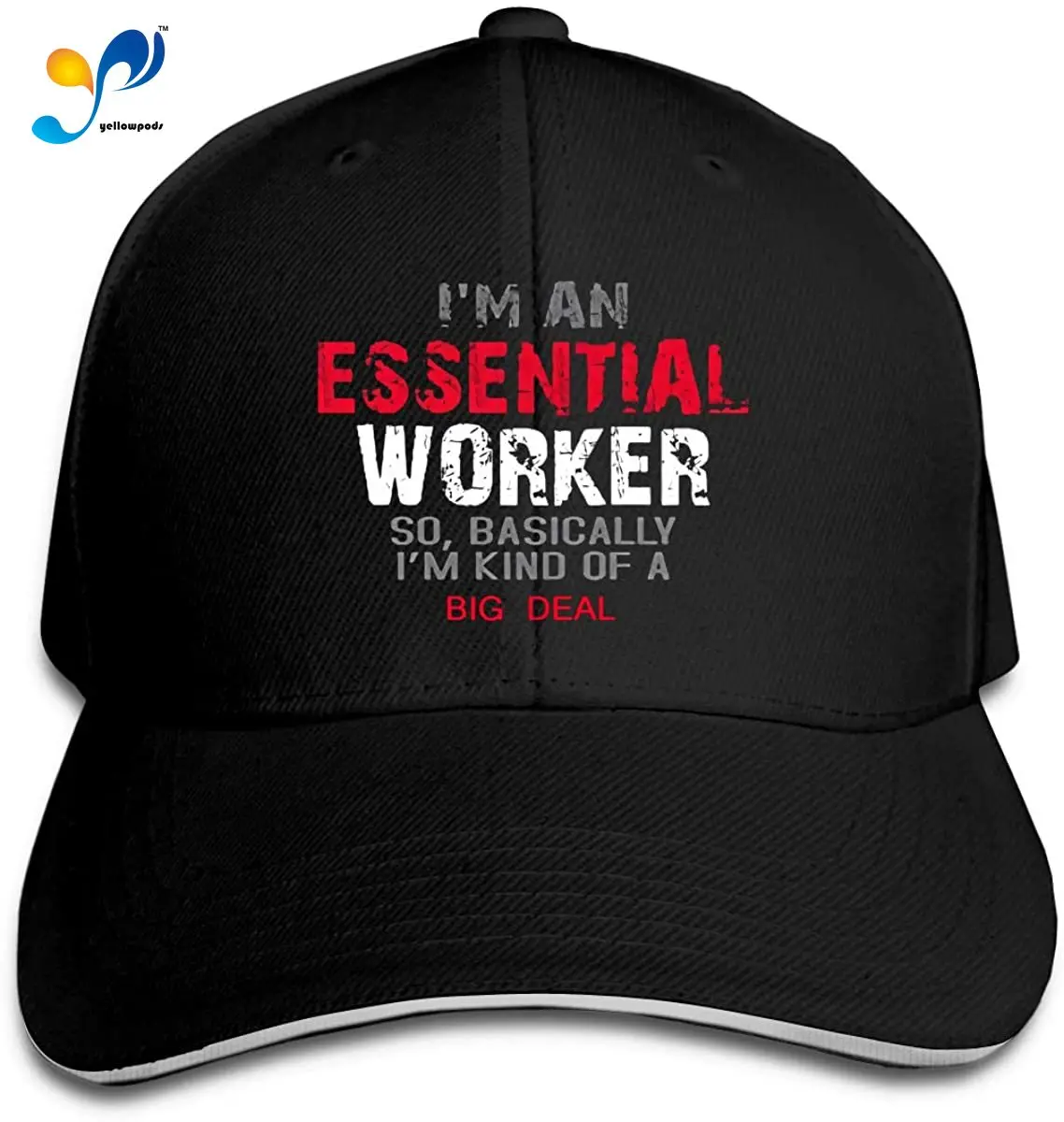 

I'm An Essential Worker Unisex Adjustable Baseball Cap Hat Casquette