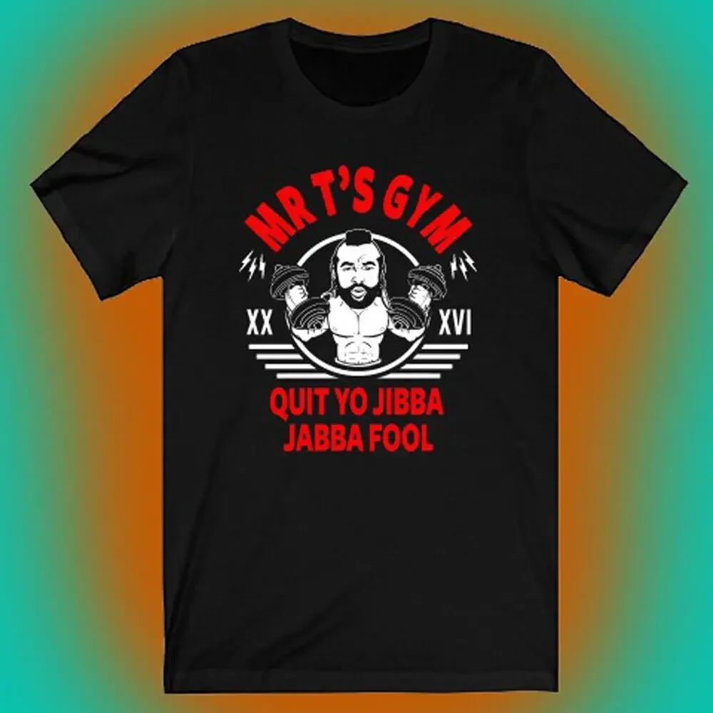 Футболка Mr T's Gym Мужская черная футболка для команды размеры от S до 5XL