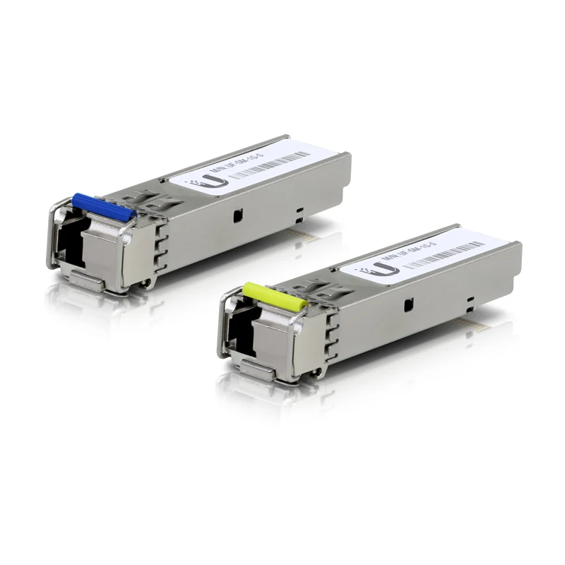 

UBIQUITI UF-SM-1G-S SFP+ Modules and Cabling for 3KM, 1.25 Gbps UFiber Modules and LC Single-mode Fiber Cabling 2 Packs