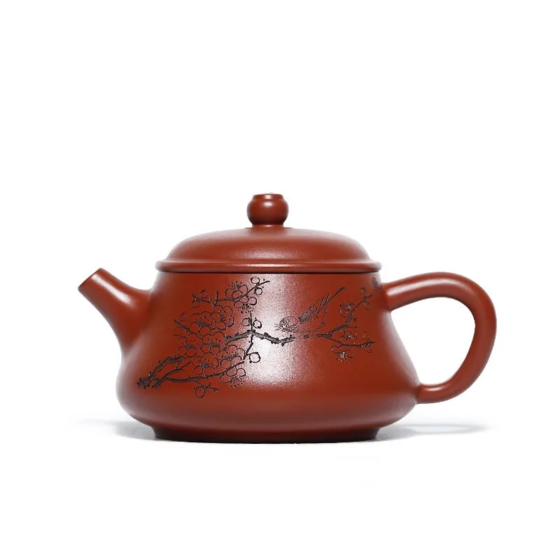 Zanghutianxia Yixing фиолетовый глиняный горшок ручной работы резьба эскиз кунг-фу чайная