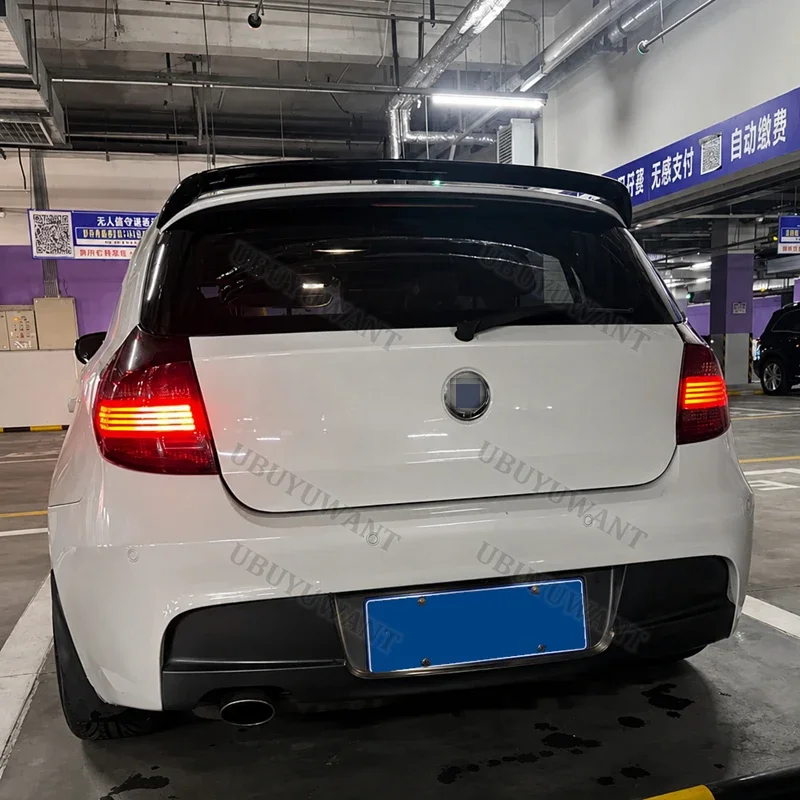 Фото Для BMW 1 серии E81 E87 120i 118i 116i 2004-2012: задний спойлер из карбона, крыло для автомобиля №3