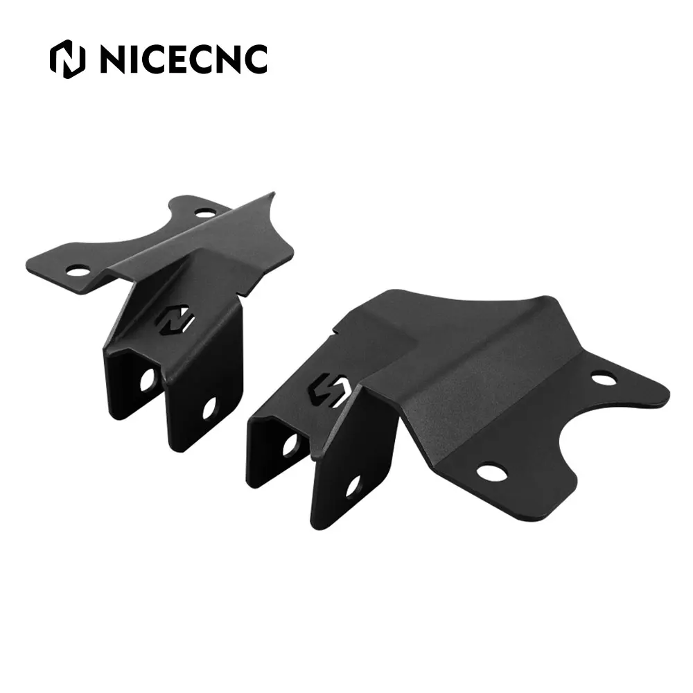 NICECNC 1 Pair Rear Shock Absorbing Brace Bracket Reinforce Mounting UTV For Can-Am Maverick X3 Max R RR Turbo 2017-2022 2021
