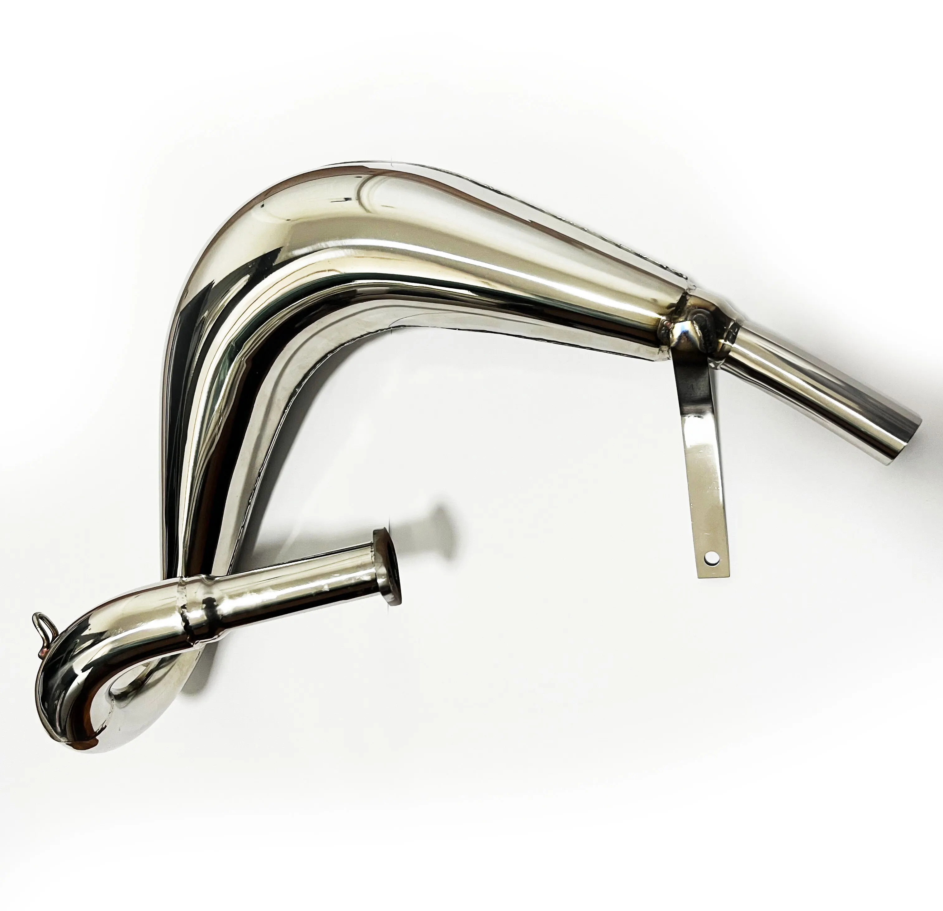 

Труба расширительной камеры глушителя выхлопных газов для двигателя, газового моторизованного велосипеда 48cc/80cc/100cc