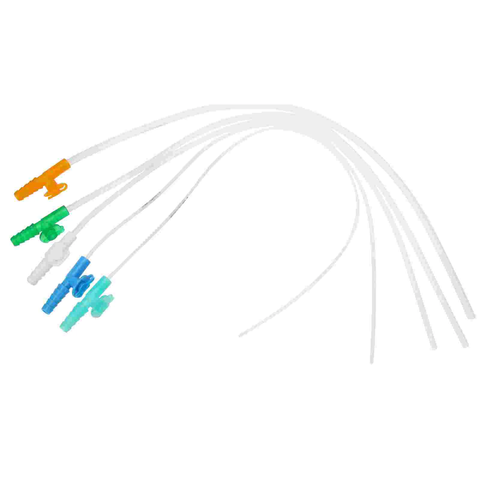 

10 Pcs Aspirator Phlegm Suction Machine Catheter Tubing Tube Household Silica Gel Catheters Men Child