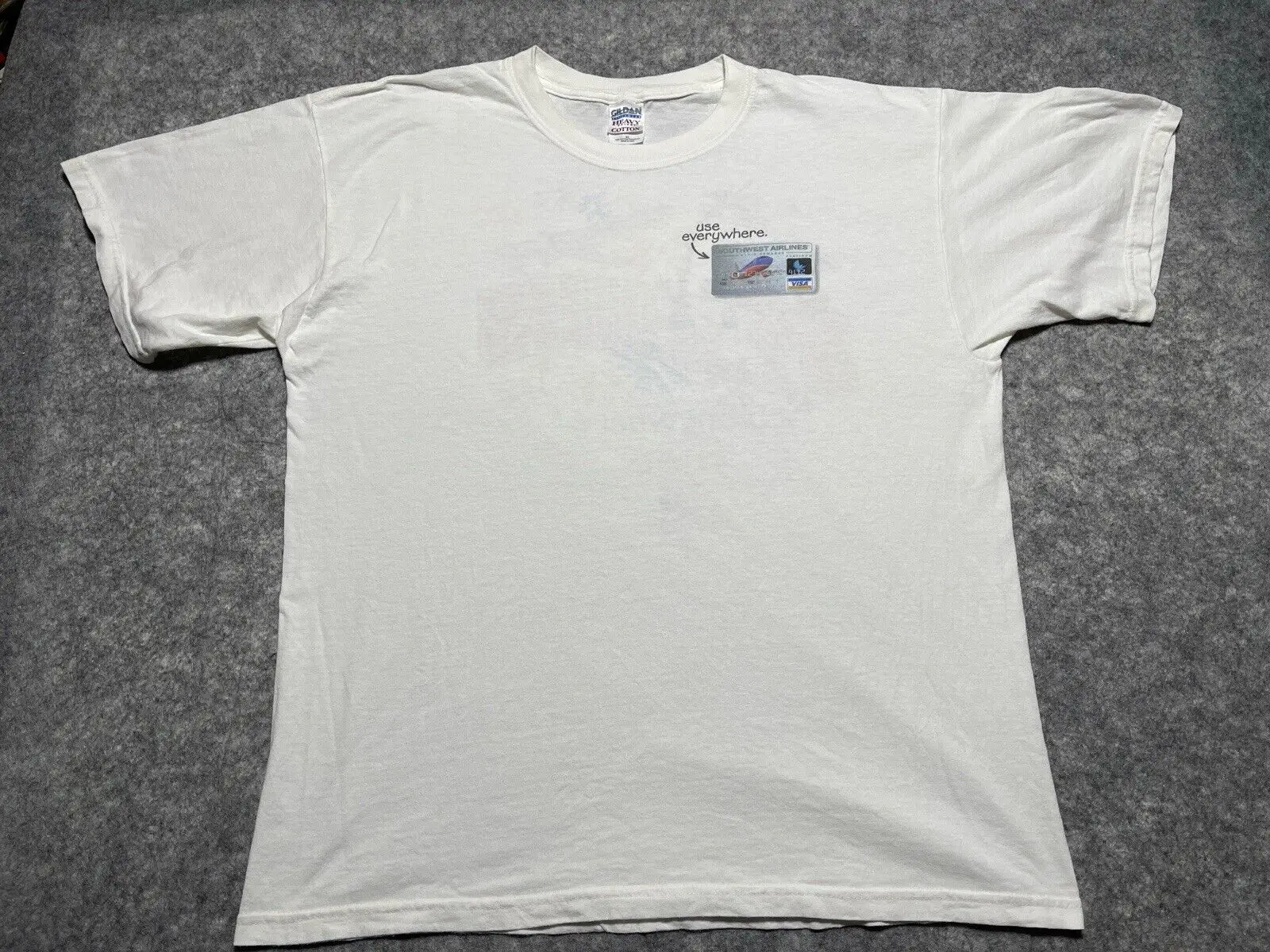 Винтажная рубашка в стиле Святого Луиса МО Юго-Восточной авиакомпании размером XL