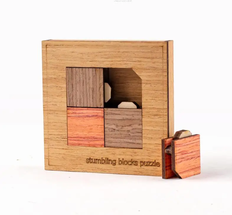 

High Difficulty Level Stumbling Blocks Puzzles Wooden Baffling Brain Game