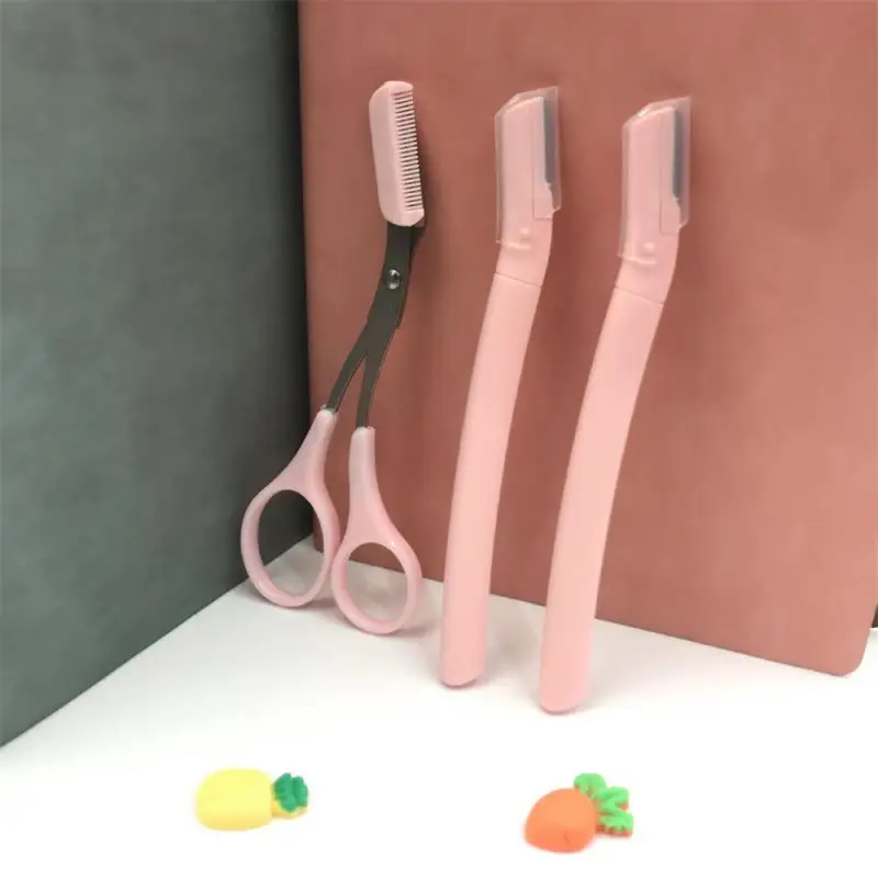 Eyebrow Scissors 5 Colors Shaping Perfect Eyebrows Convenient Design Professional Grooming Precise Trimming Beauty Tools