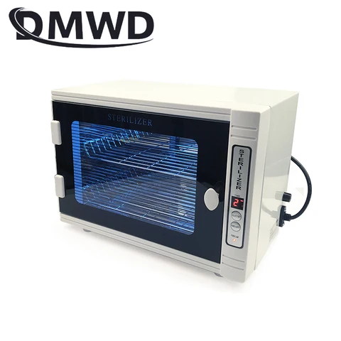 DMWD УФ стерилизатор дезинфекционный Мини Озоновый дезинфекционный шкаф Стоматологическая ультрафиолетовая лампа стерилизация Очиститель ногтей 110 В 220 В - изображение