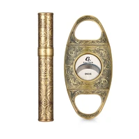 galiner cigar tube jar box smoking accessories holder portable humidor with cutter cigar tobacco clipper set
