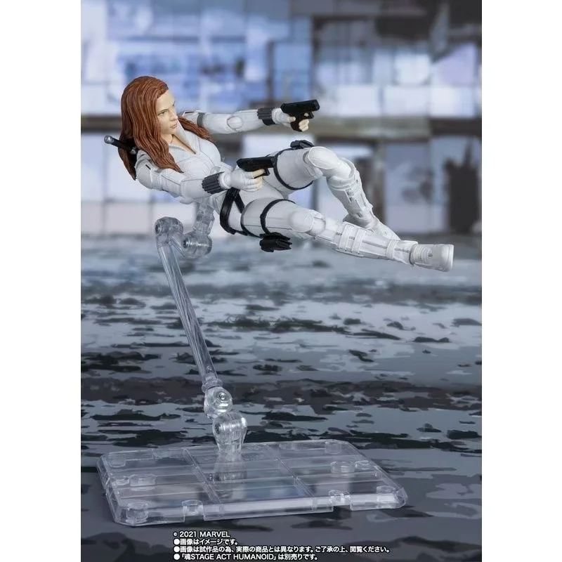 100% оригинальные фигурки Bandai Sh Figuarts Shf Black Widow коллекция игрушек в режиме ПВХ
