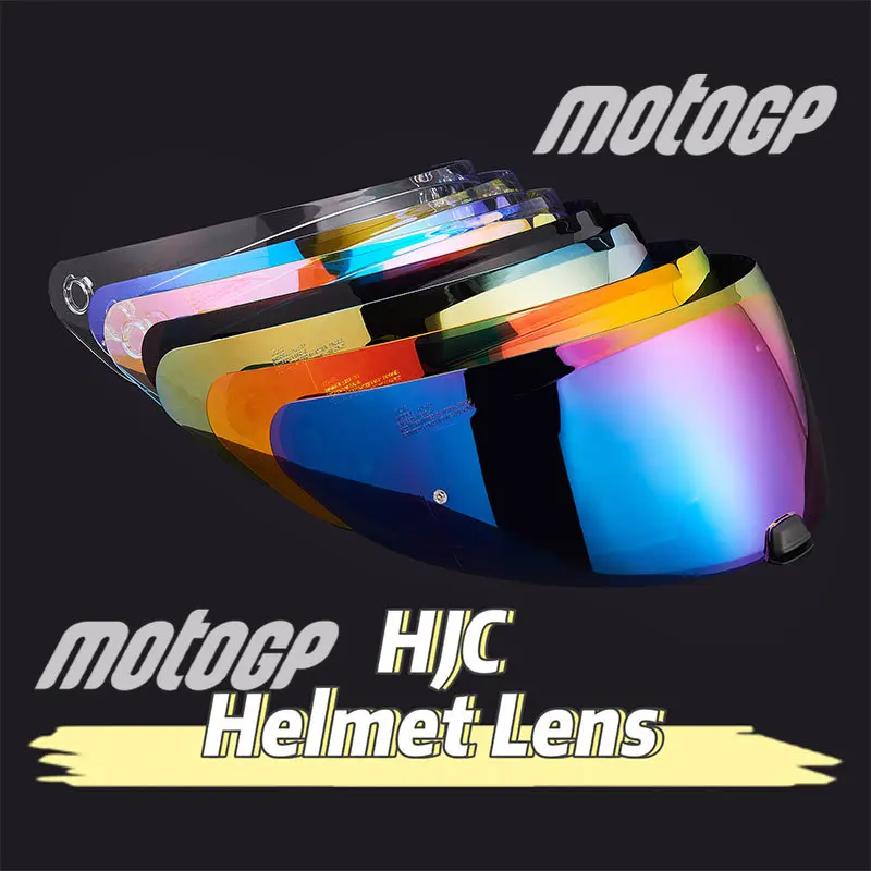 HJ-31 Motorcycle Full Face Helmet Visor Lens Case for HJC I70 I10 Anti-UV Dustproof Lens Accessories Visor 9 Color Available