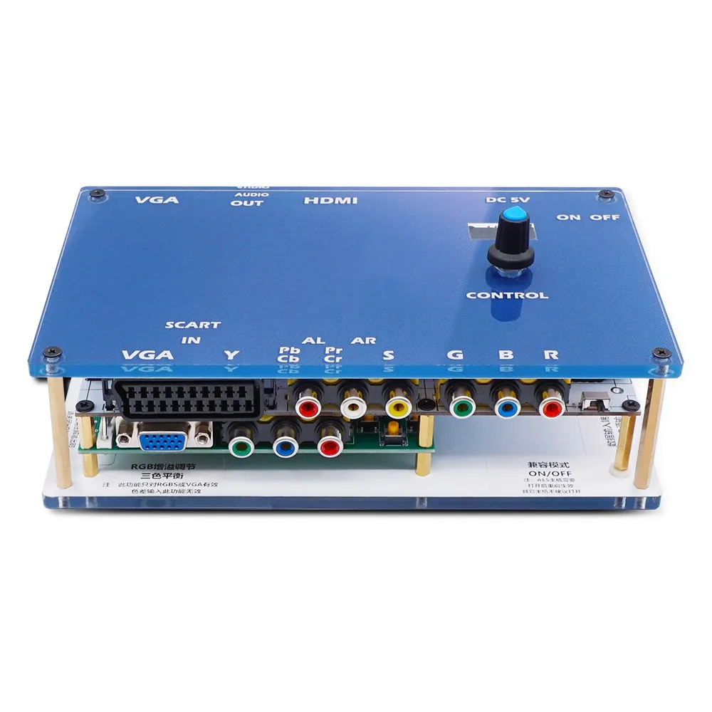 GBSC Controller RGBS/Scart /Ypbpr Signal to VGA /HDMI-compatible Upscalers / Video Converter Boards