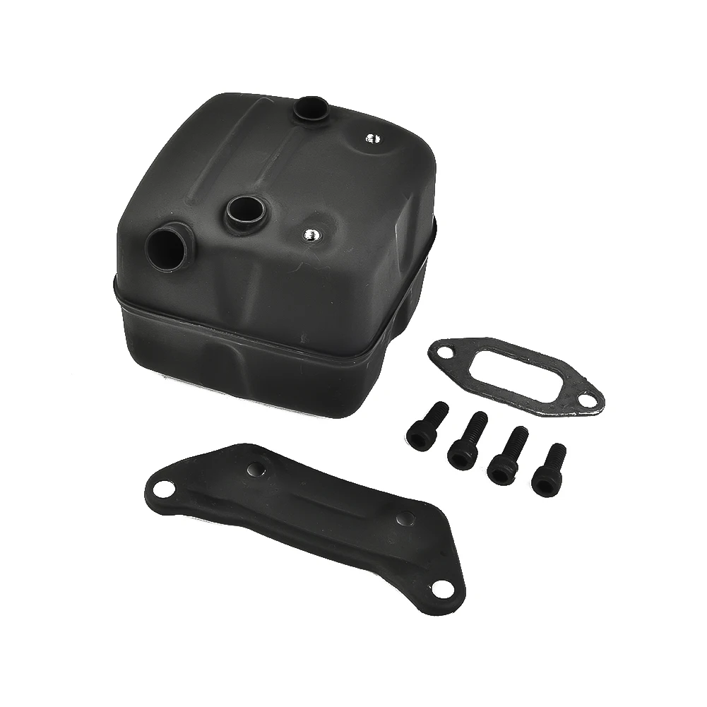 

Set Muffler Exhaust Kits Assembly For Husqvarna 385 390 372 371 365 362 Parts