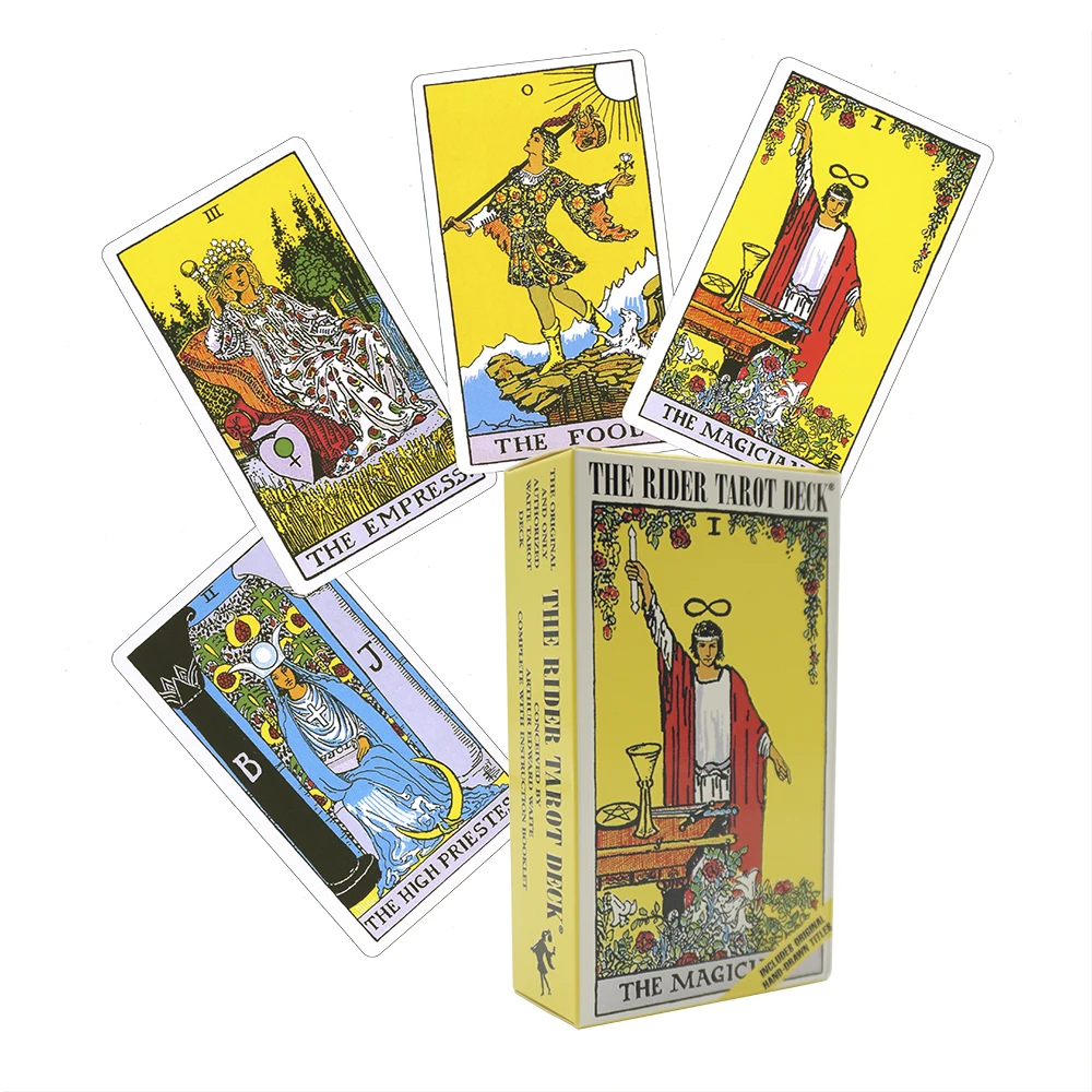 

The Rider Tarot Cards for Beginners with Guidebook Board Games Oracle Deck Box Astrology Divination Predictions Original Occult